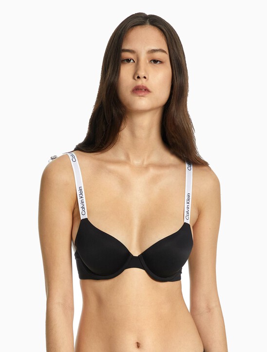 Tailored Logo Lightly Lined Demi Bra