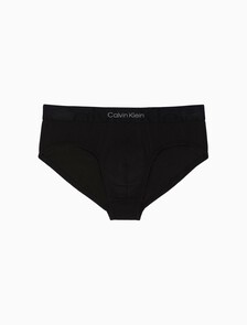 Embossed Icon Cotton Hipster Briefs, Black, hi-res