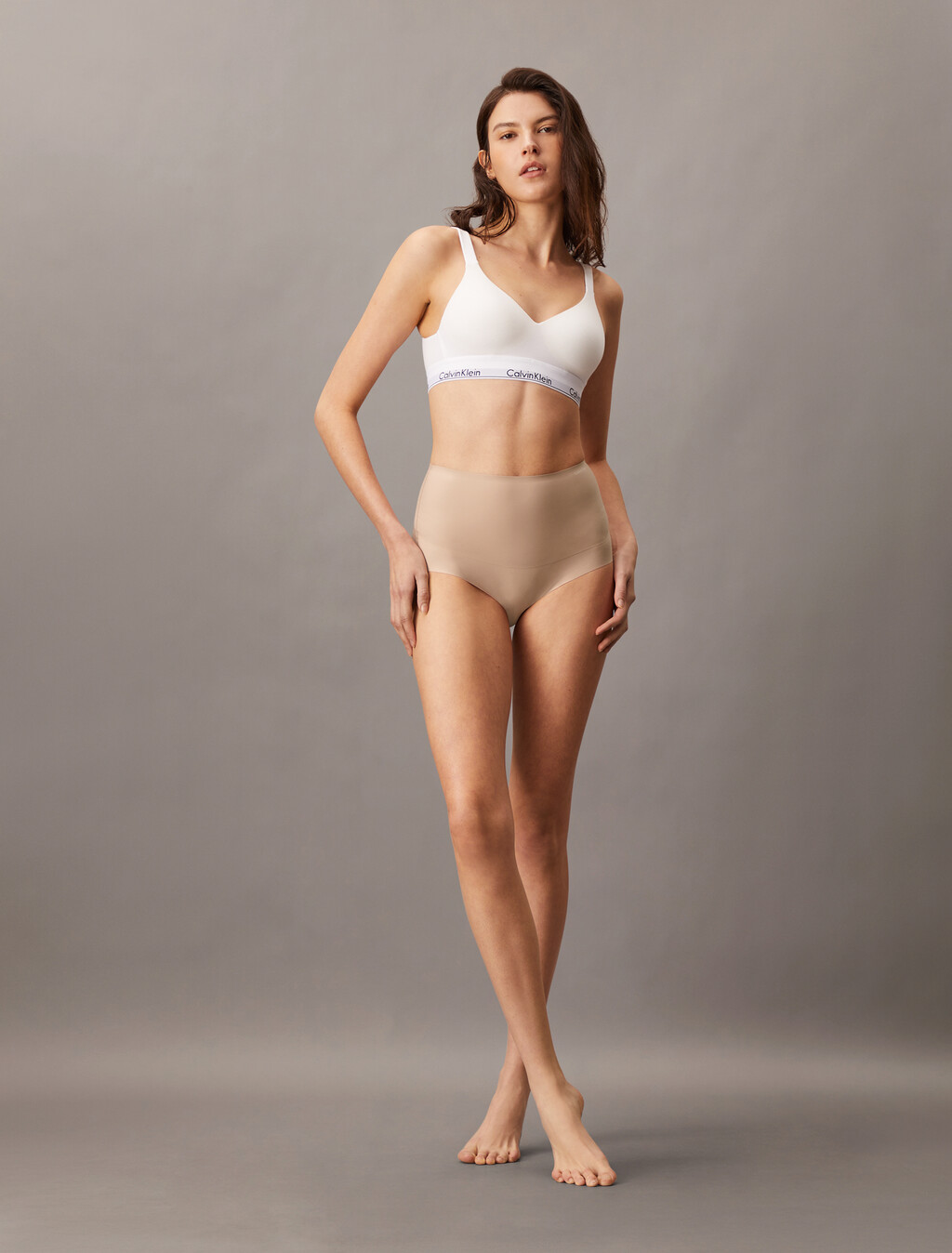 Second Skin Smooth Briefs, Cedar, hi-res