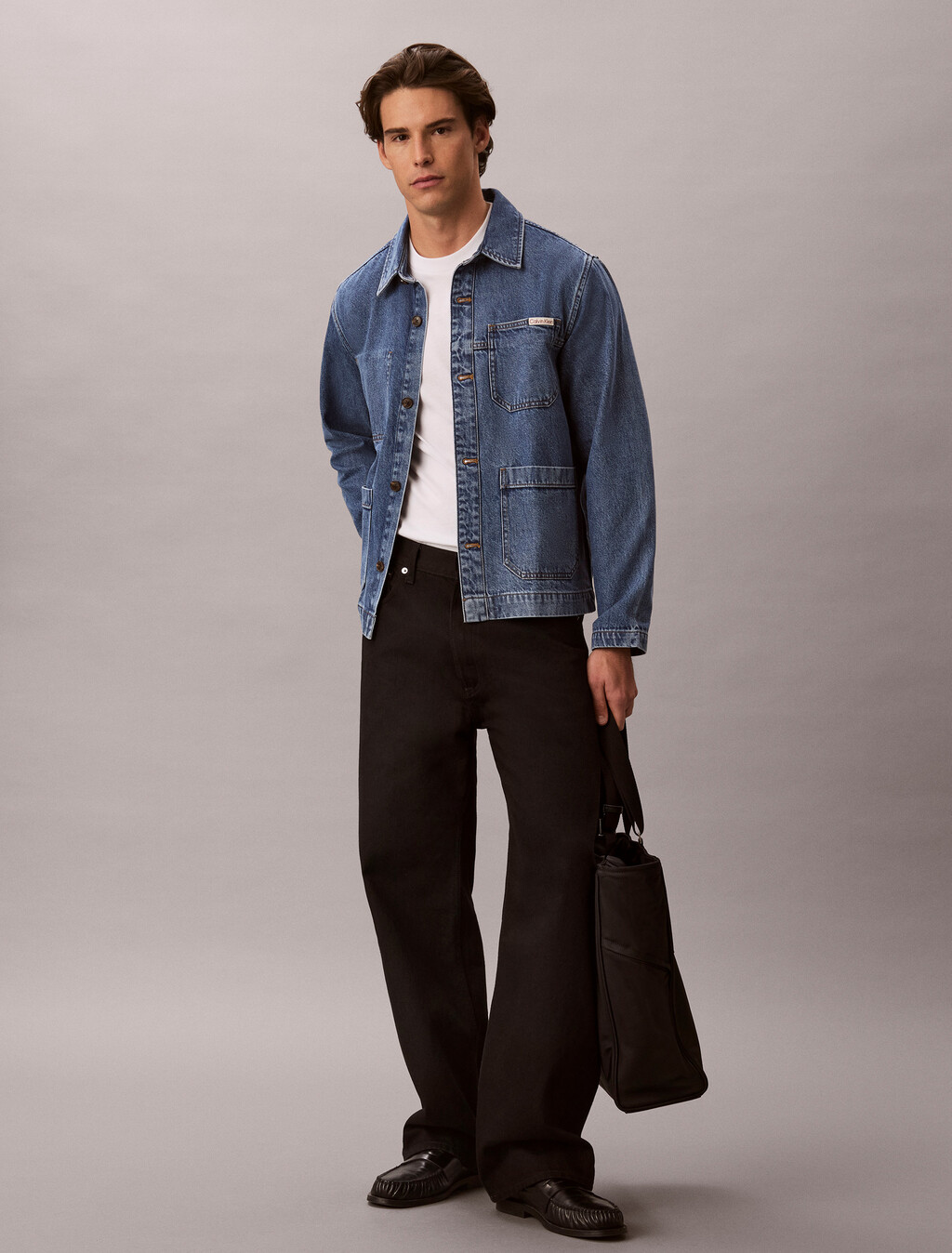 Lightweight Eco Cool Denim Shirt Jacket, BLUE EAGLE 88, hi-res