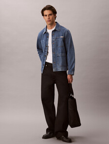 Lightweight Eco Cool Denim Shirt Jacket, BLUE EAGLE 88, hi-res