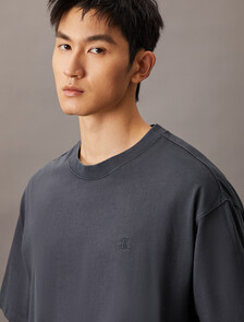 Relaxed Heavy Jersey T-shirt, Ebony, hi-res