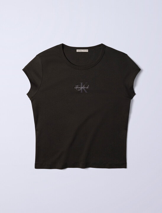 Jung Kook for Calvin Klein Monogram Baby Tee