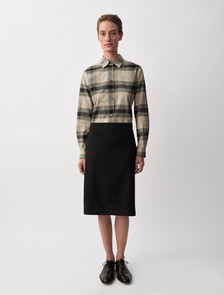 Luna Pencil Skirt, Black, hi-res