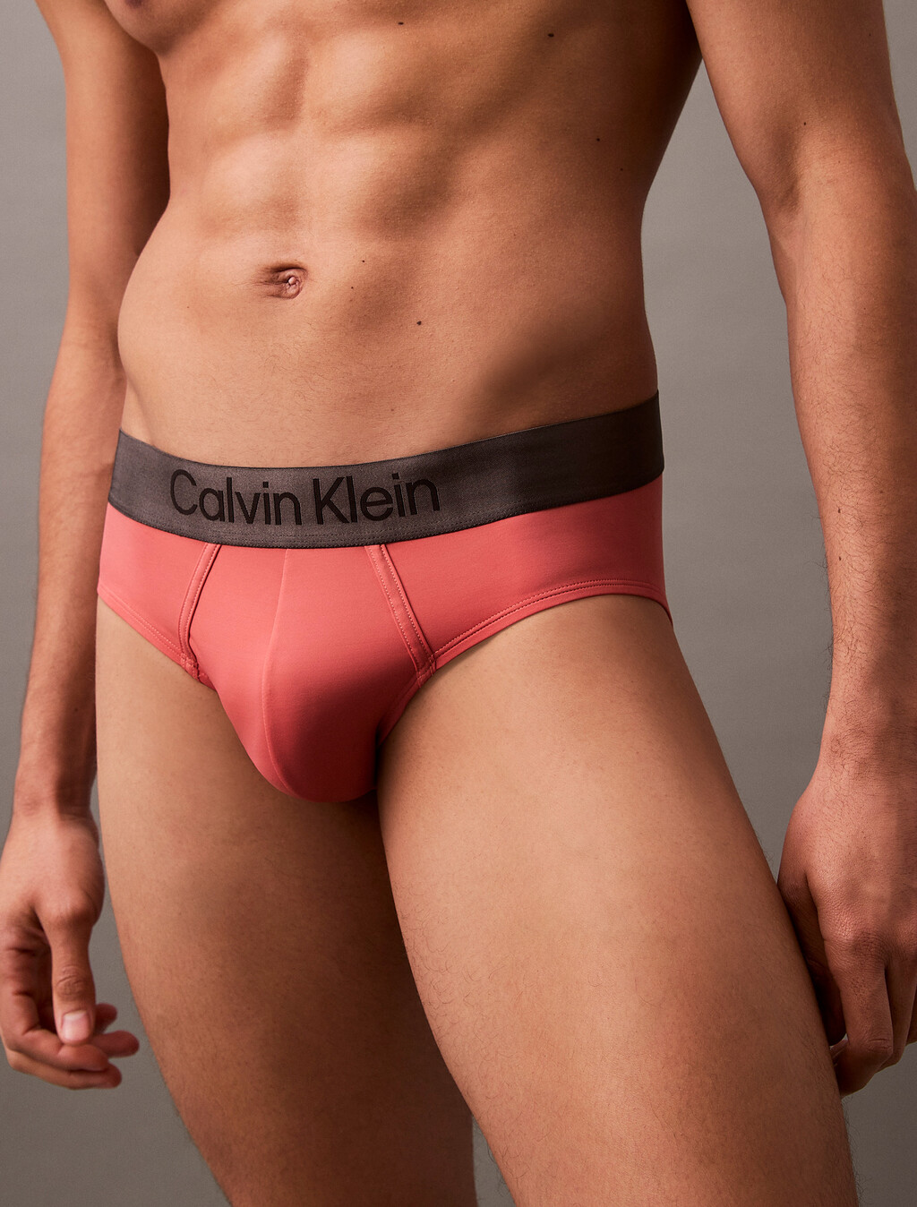 Brushed Micro Jersey Hipster Brief, Antique Pink, hi-res