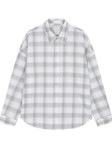 Relaxed Cotton Shirt, Brilliant White, hi-res