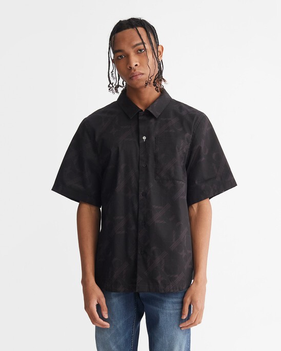 PREMIUM MONOGRAM RELAXED SHIRT