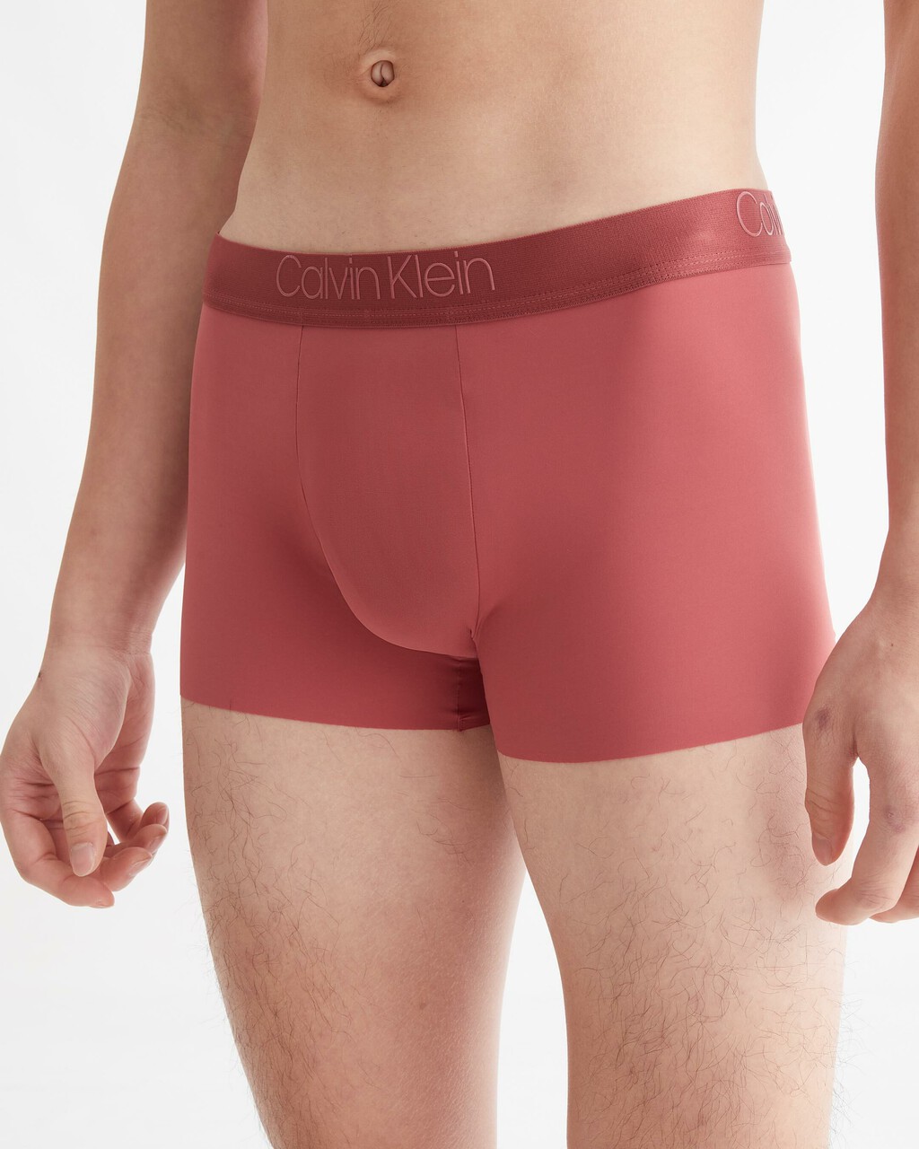 CK Black Raw Cut Recycle Low Rise Trunk, Raspberry Blush, hi-res