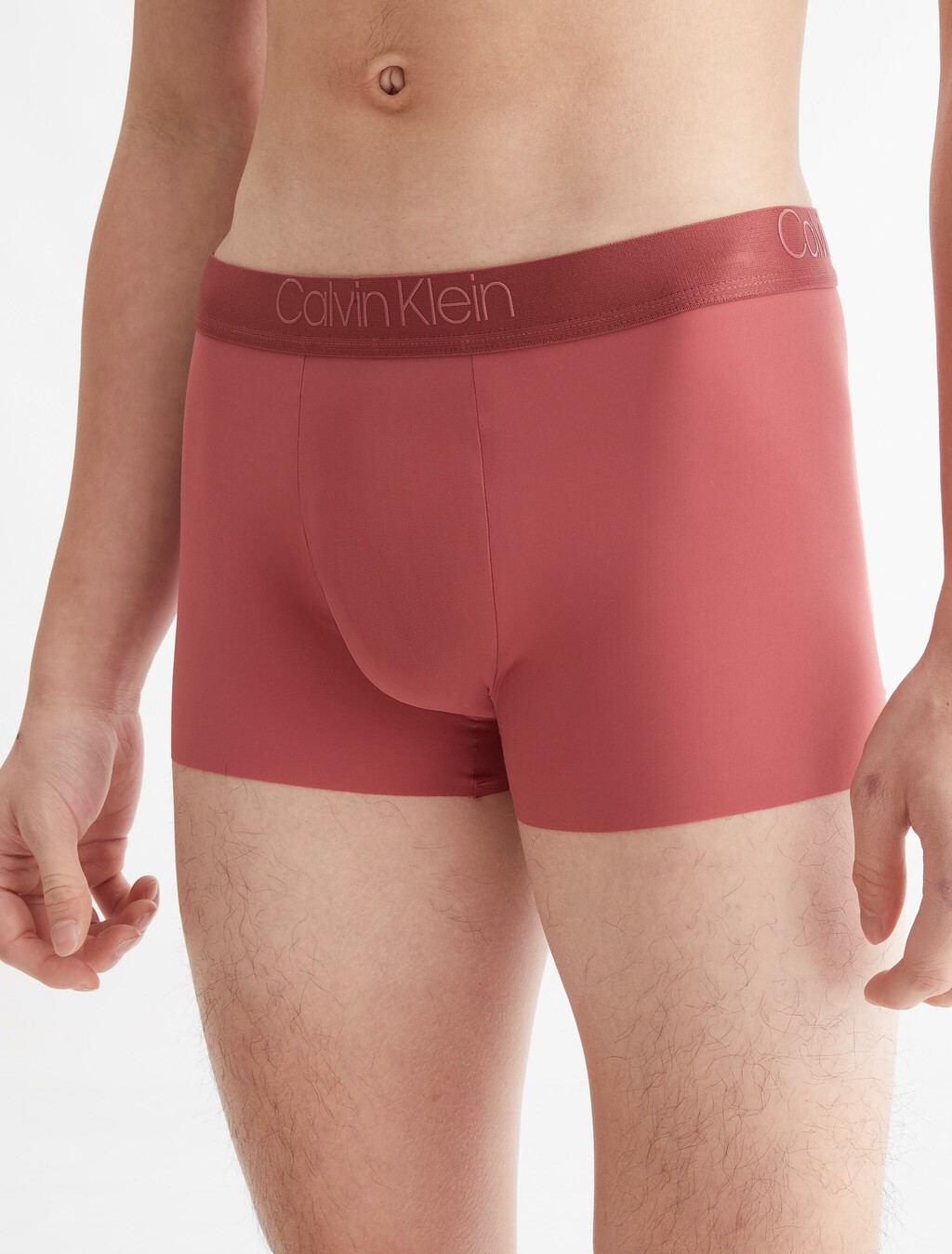 CK Black Raw Cut Recycle Low Rise Trunk, Raspberry Blush, hi-res