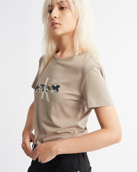 CENSORED MONOGRAM SLIM TEE