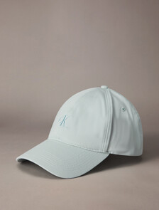 Small Monogram Baseball Cap, Sky Gray, hi-res