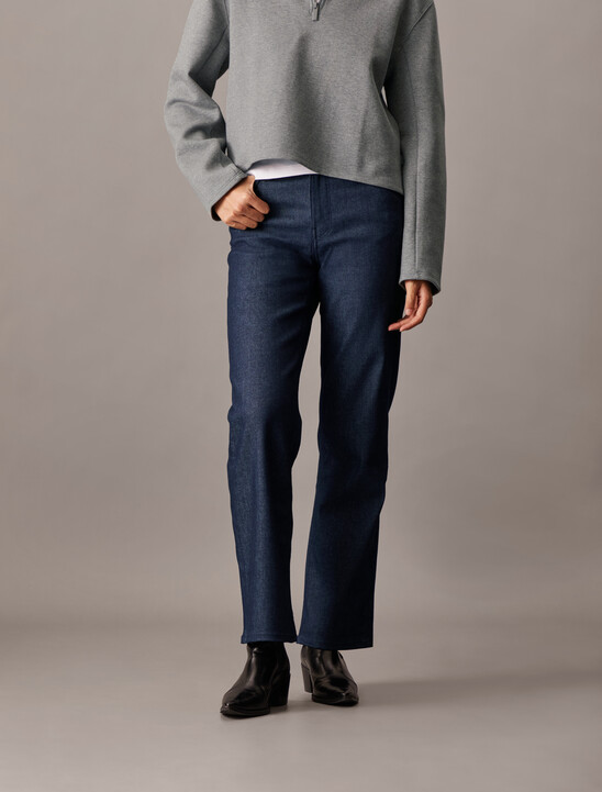 90s Straight Indigo Forever Raw Jeans