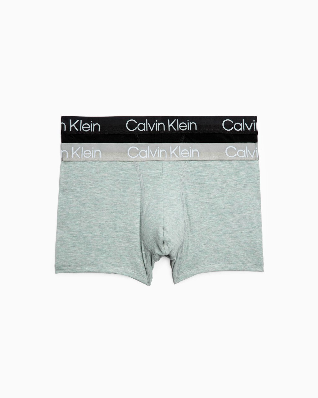 STRUCTURE COTTON TRUNK 2 PACK, BLK / GRHTR, hi-res