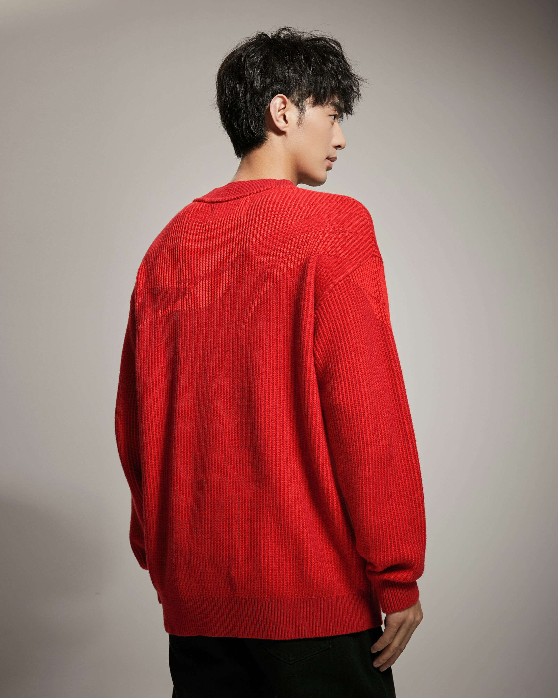 Year of the Dragon Monogram Sweater red Calvin Klein Malaysia