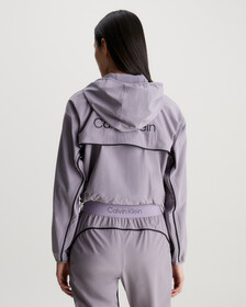 Cropped Windbreaker, GRAY RIDGE, hi-res