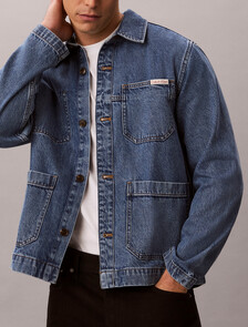 Lightweight Eco Cool Denim Shirt Jacket, BLUE EAGLE 88, hi-res