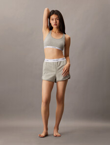 Carousel Lightly Lined Bralette, GREY HEATHER, hi-res