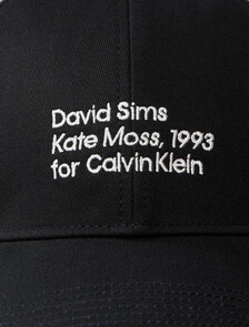Calvin Klein Kate Moss Baseball Cap, Black, hi-res
