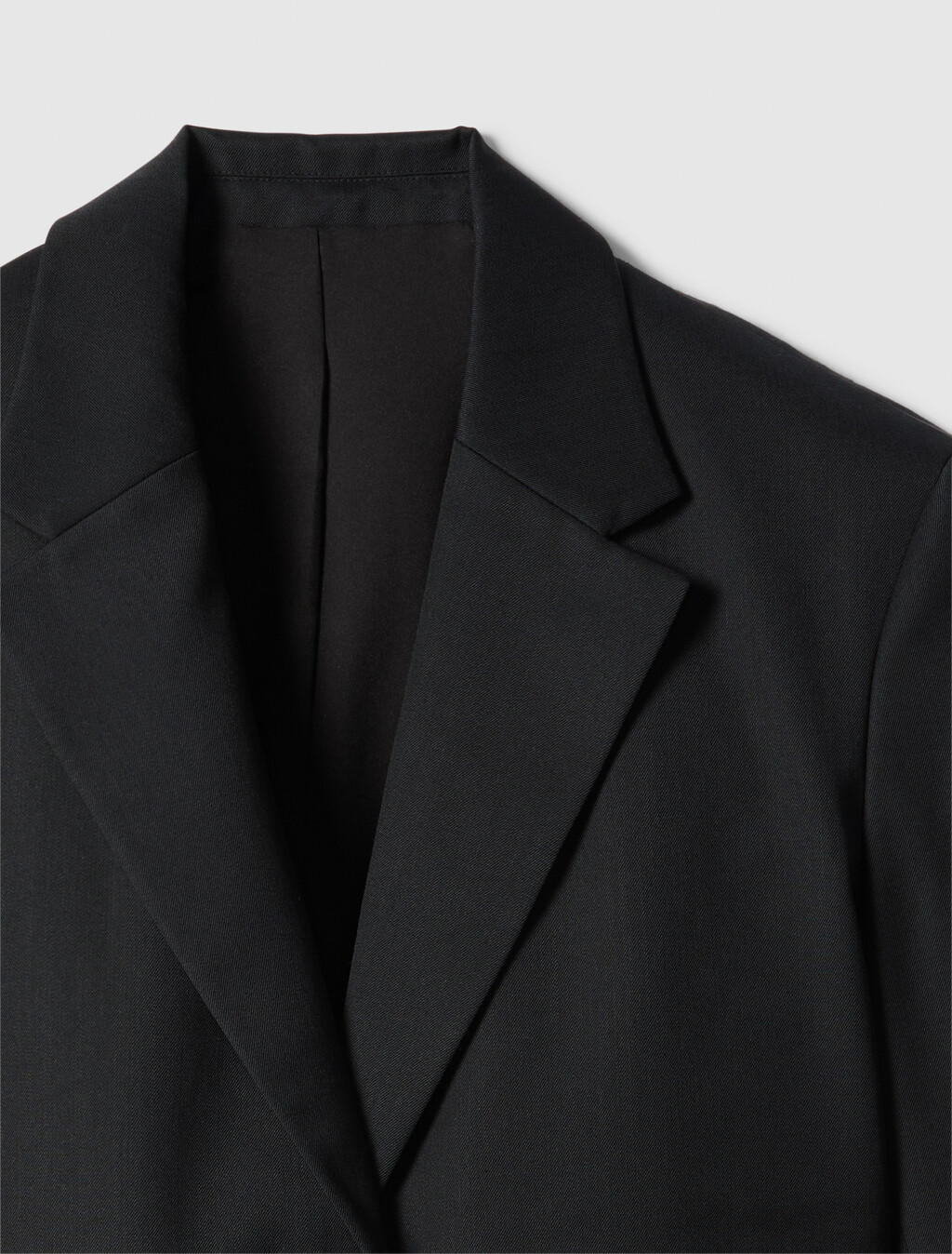 Relaxed Tailored Blazer, Black, hi-res