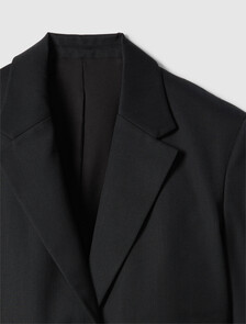 Relaxed Tailored Blazer, Black, hi-res