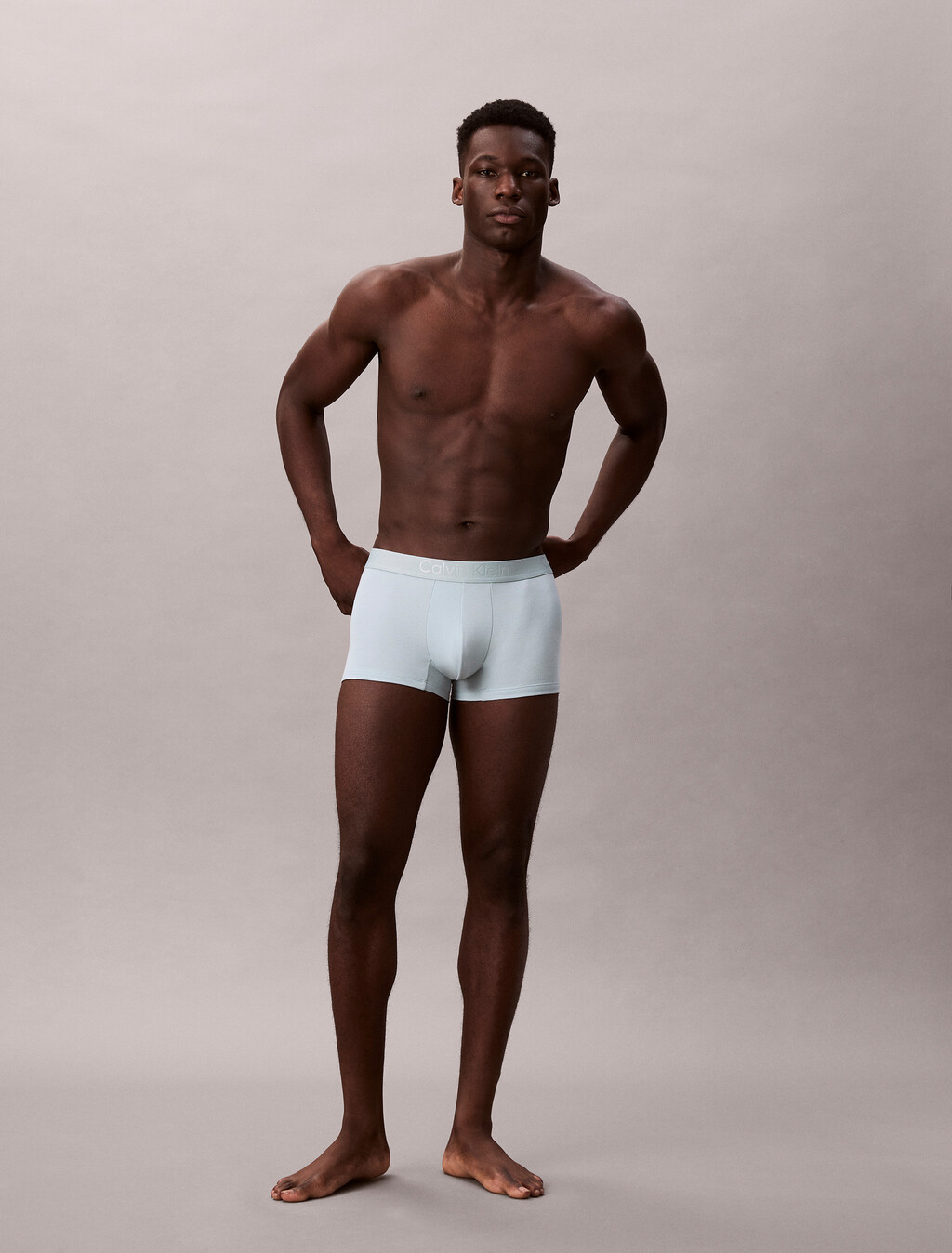 Trunks - CK Black Cotton, Gentle Aqua, hi-res