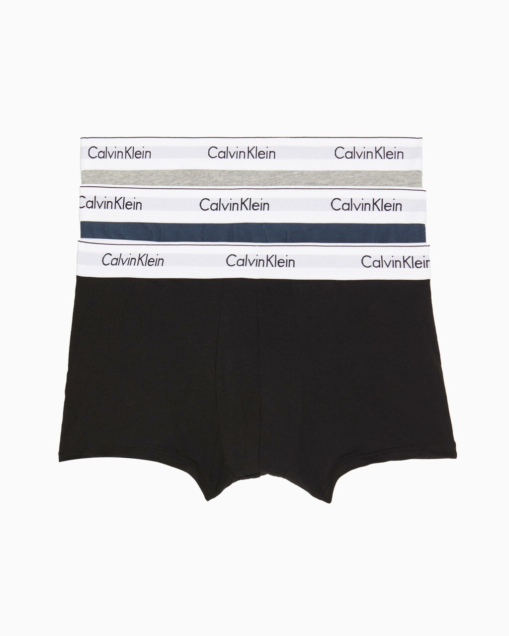 Modern Cotton Trunk 3 Pack, GREY HTR BLACK, hi-res