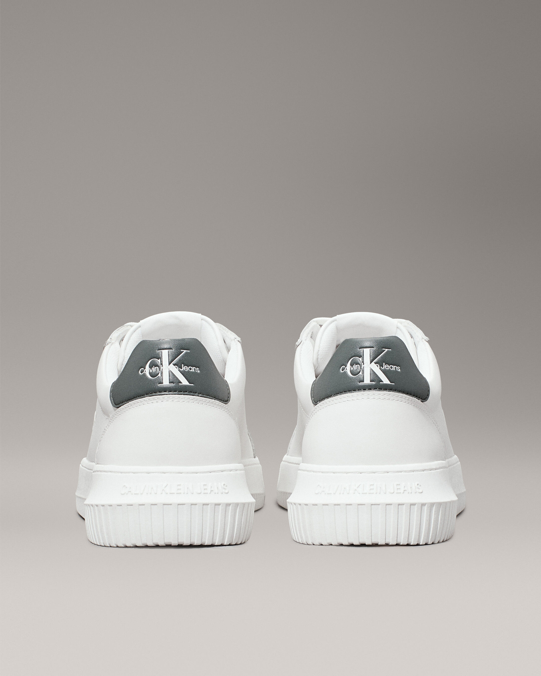 Calvin klein jeans white shoes hot sale