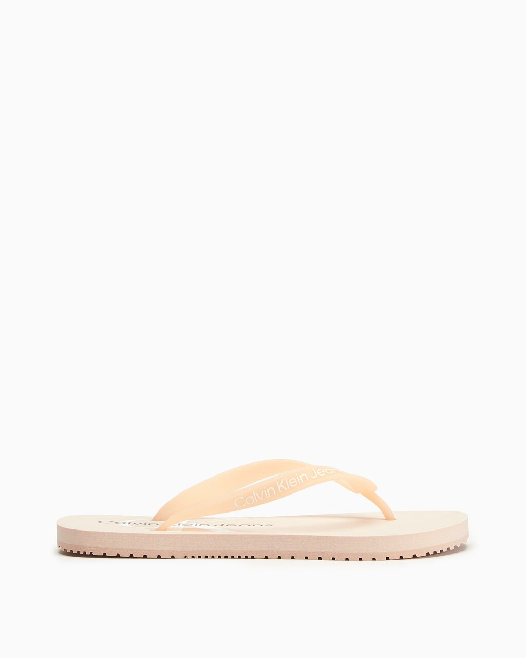 Delhi Monogram Beach Sandals, Peach Blush, hi-res