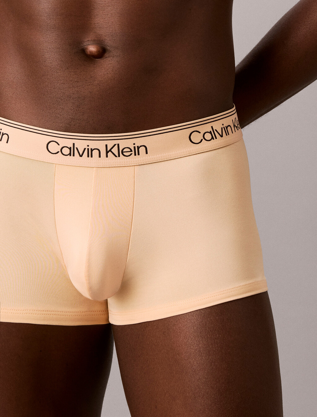 3 Pack Low Rise Trunks - Microfibre Stretch, Gulf Blue/Light Cast/Peach Bliss, hi-res