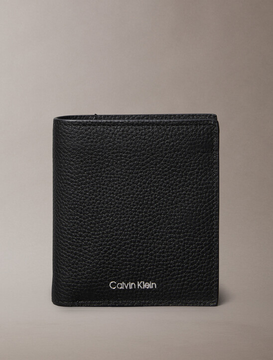 Foil Embossed Logo Trifold Wallet