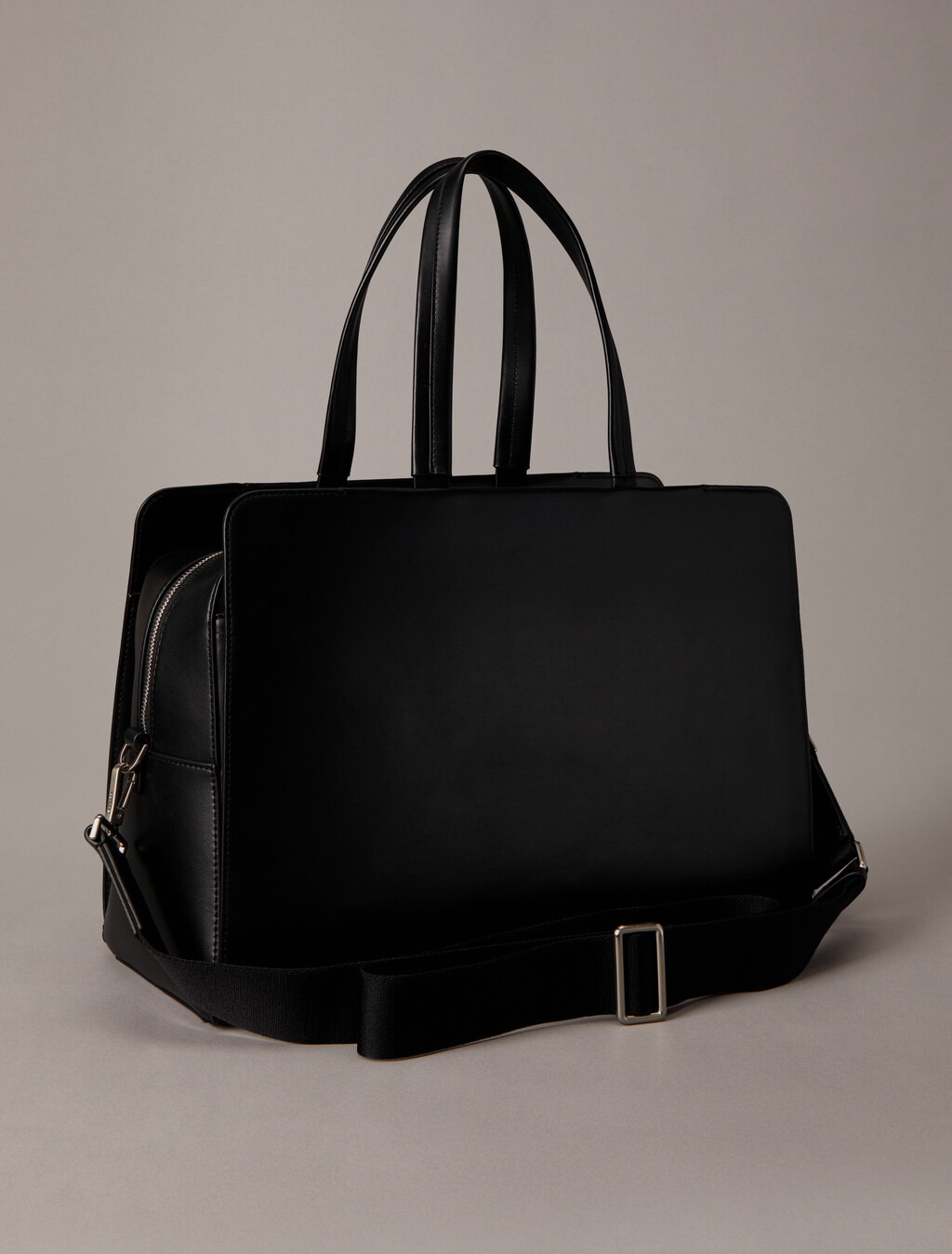 CK Attaché Large Satchel, Black Beauty, hi-res