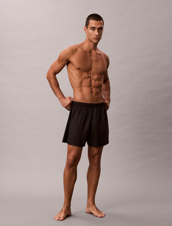 Satin Jacquard Pyjama Shorts