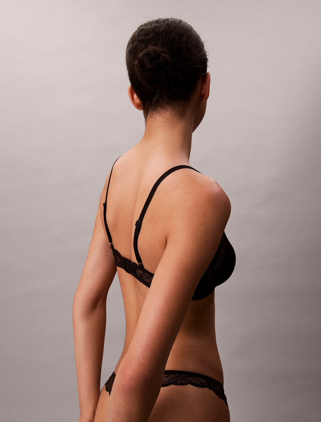 Triangle Bra - Sensual Stretch Lace, Black, hi-res