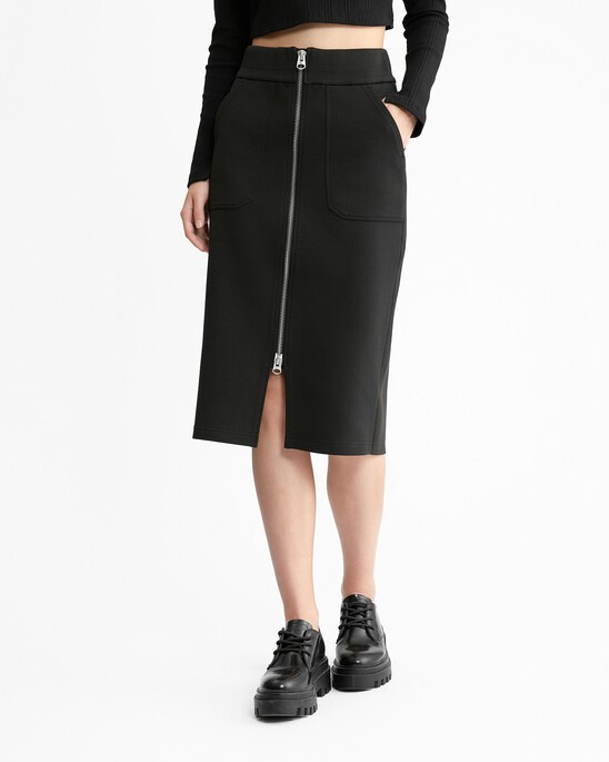 Premium Capsule Front Zip Skirt