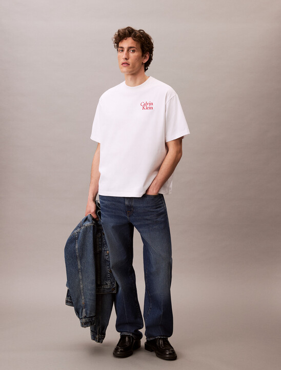 Script Logo Graphic Relaxed T-Shirt