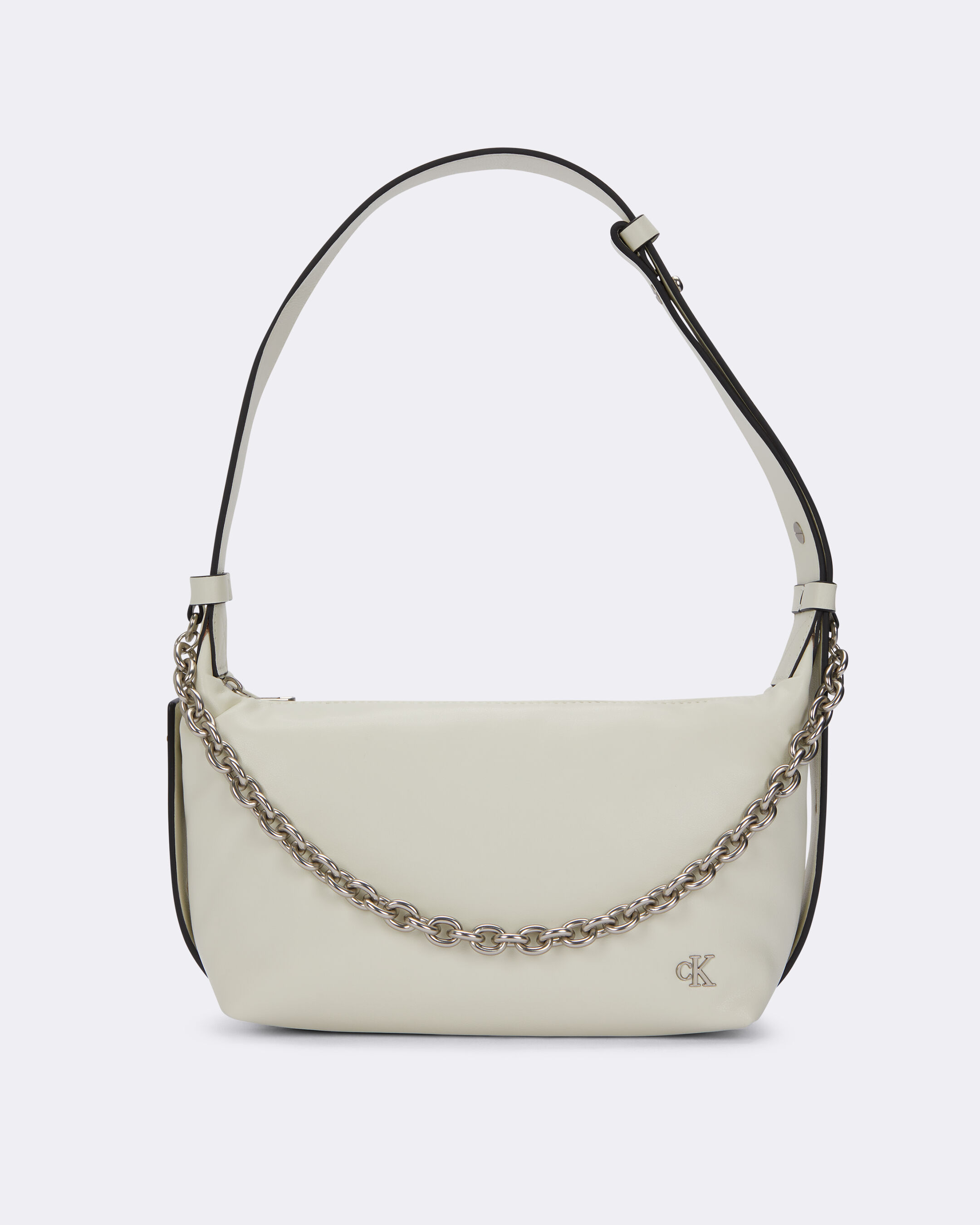 Micro Mono Chain Hobo Bag white Calvin Klein Malaysia