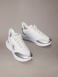 Mix Media Low Top Runner, Bright White/Silver, hi-res