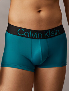 Bold Logo Low Rise Trunks 3 Pack, black/ high rise/ deep tropical teal, hi-res