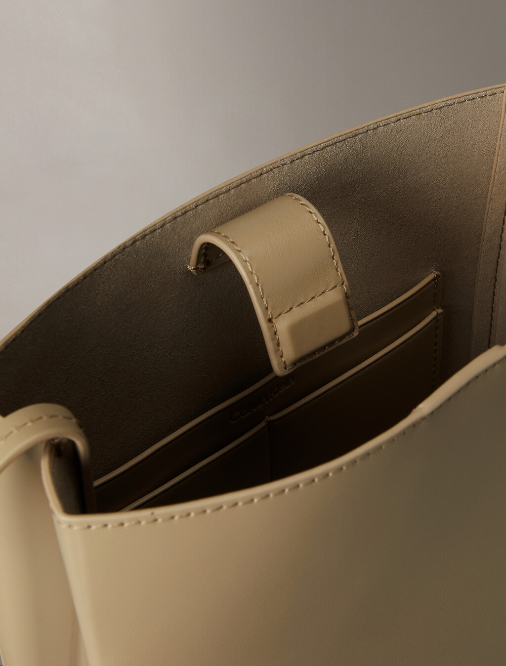 CK Paper Bag Leather Crossbody, Crockery, hi-res