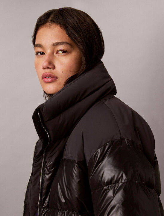 Matte Shine Down Puffer Jacket