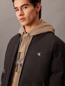 Ultra Lightweight Down Bomber Jacket, Ck Black, hi-res