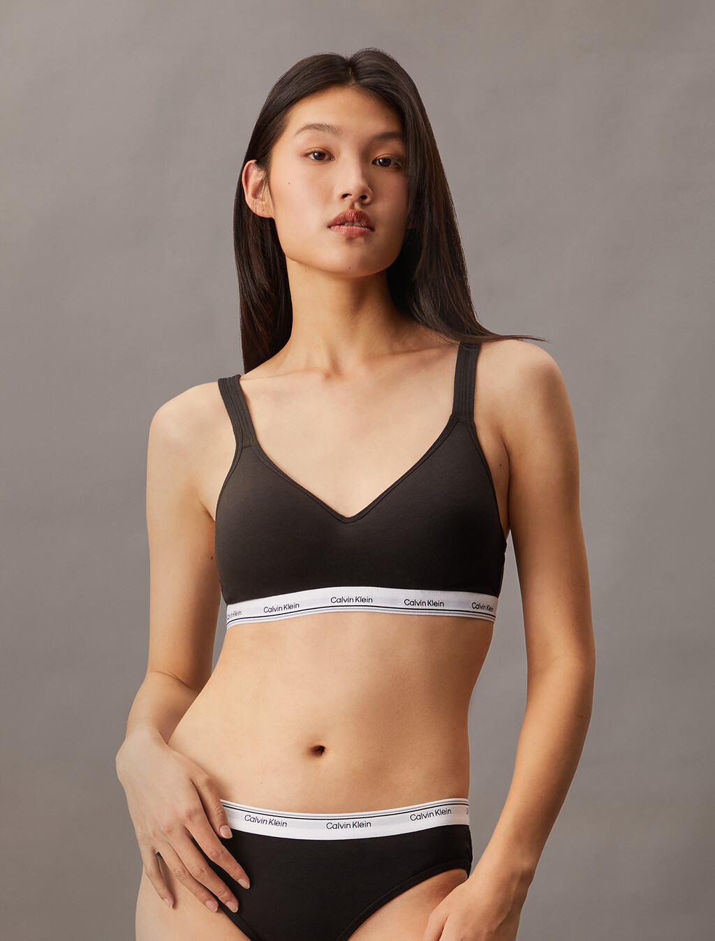 Balance Padded Wirefree Bralette, Black, hi-res