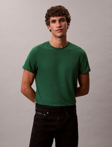 Solid Liquid Touch Crewneck Tee, Miami Green, hi-res
