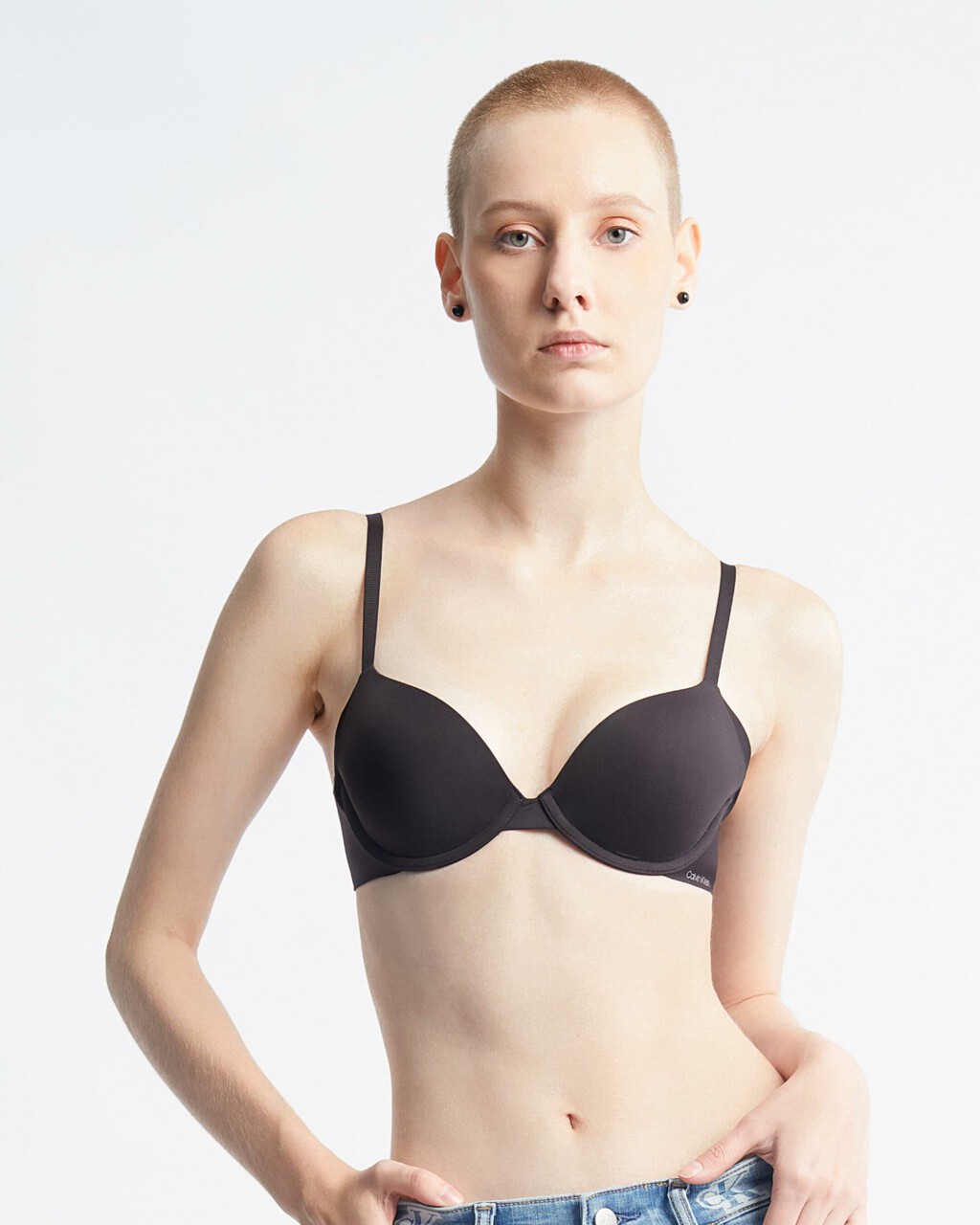 Invisibles Line Extension Lightly Lined Perfect Coverage Bra, Black