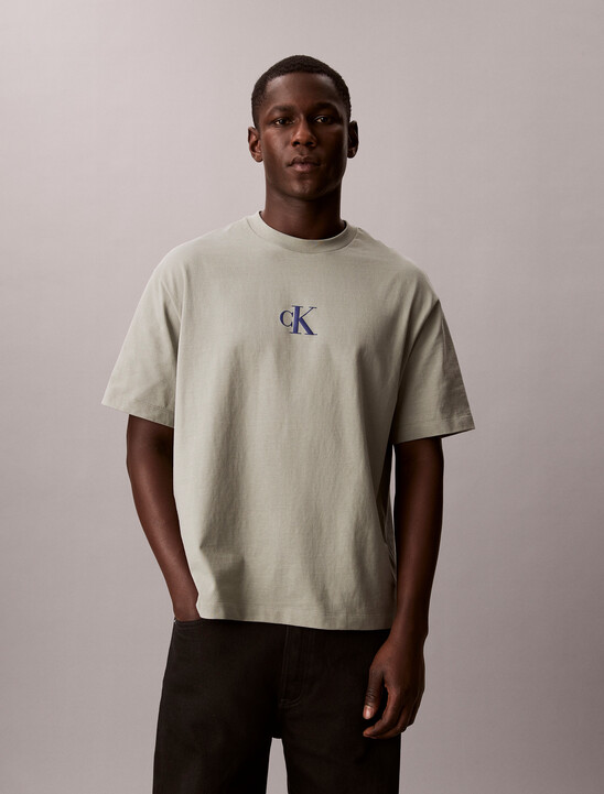 Overlay Logo Graphic Relaxed Tee