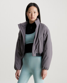 Cropped Padded Jacket, RABBIT, hi-res