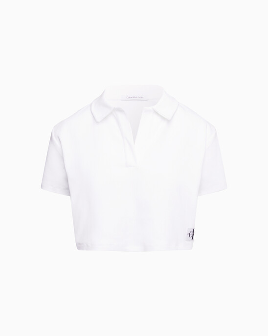 Relaxed Ribbed Polo Shirt
