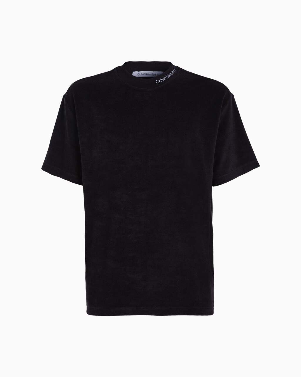 Relaxed Towelling T-Shirt, Ck Black, hi-res