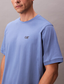 Cooling Pique Jersey Tee, Dull Nile Blue, hi-res