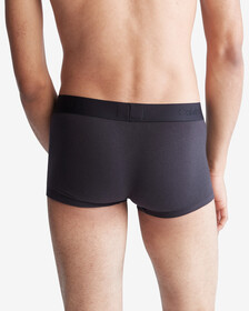 CK Black Ultra Soft Cashmere Low Rise Trunks, Black, hi-res